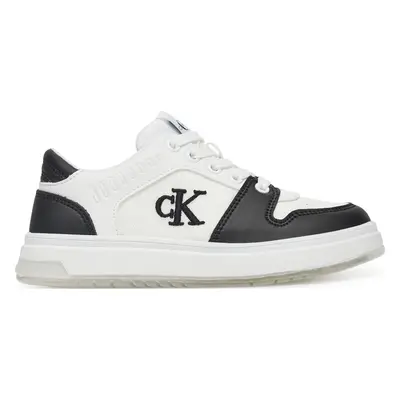 Sneakersy Calvin Klein Jeans Low Cut Lace-Up Sneaker V3X9-82093-1697 M Bílá