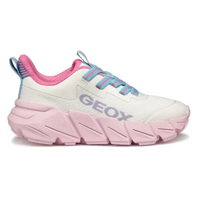 Sneakersy Geox J Flexyper Fast J55N5A 0T99J C0406 S Bílá