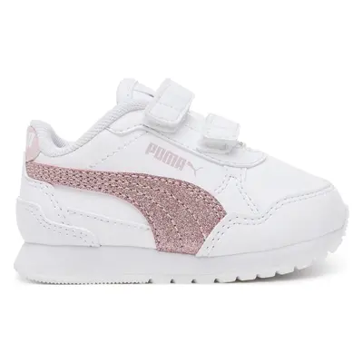 Sneakersy Puma ST Runner v4 SL Glitter V Inf 401592 02 Bílá