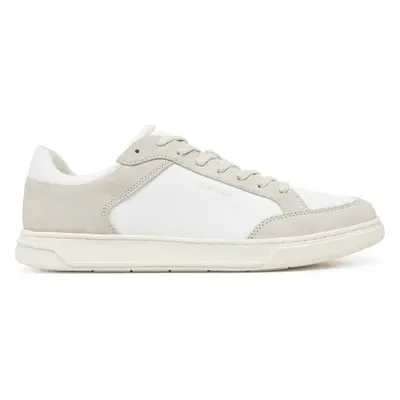 Sneakersy Calvin Klein Low Top Lace Up Repreve Mix HM0HM01802 Bílá