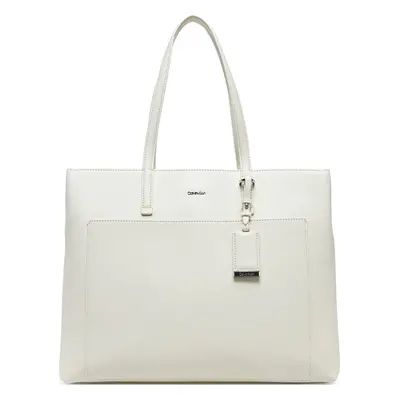 Kabelka Calvin Klein Ck Must Medium Shopper W/Pocket K60K613019 Écru