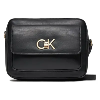 Kabelka Calvin Klein Re-Lock Camera Bag W/Flap K60K611083 Černá