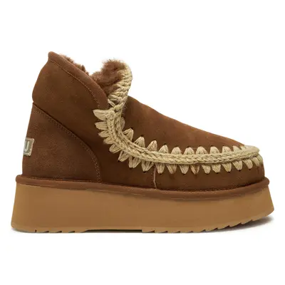 Sněhule Mou Mini Eskimo Platform Boot FW681000A Hnědá