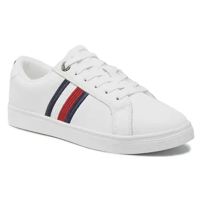 Sneakersy Tommy Hilfiger Essential Stripes Sneaker FW0FW06903 Bílá