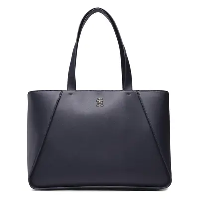 Kabelka Tommy Hilfiger Th Casual Tote AW0AW14176 Tmavomodrá