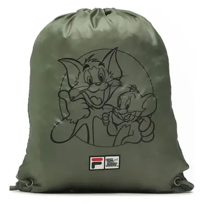 Vak na stahovací šňůrky Fila Tensta Warner Bros Small Sport Drawstring Backapck Zelená