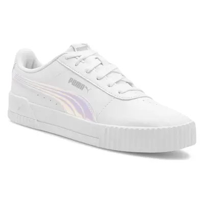 Sneakersy Puma Carina Holo Jr 38374101 Biały Bílá