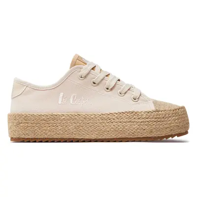 Espadrilky Lee Cooper LCW-24-31-2191LA Bílá