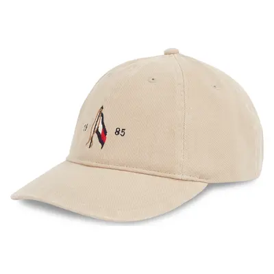 Kšiltovka Tommy Hilfiger Seasonal Flag Wash 6 Panel Cap AM0AM13348 Béžová