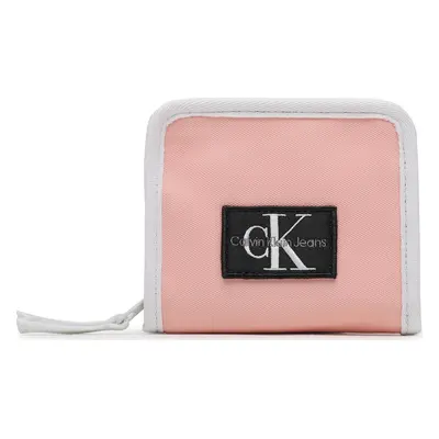 Dětská peněženka Calvin Klein Jeans Colour Blocking Velcro Wallet IU0IU00452 Růžová