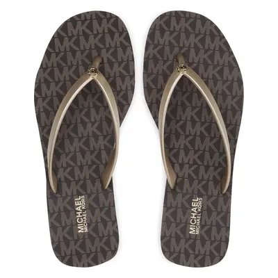 Žabky MICHAEL Michael Kors Jinx Flip Flop 40S1JIFA1Q Zlatá