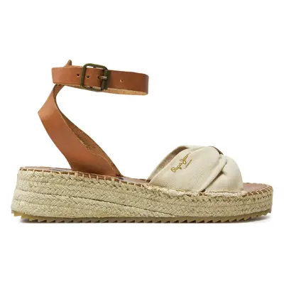 Espadrilky Pepe Jeans Kate One PLS90659 Bílá