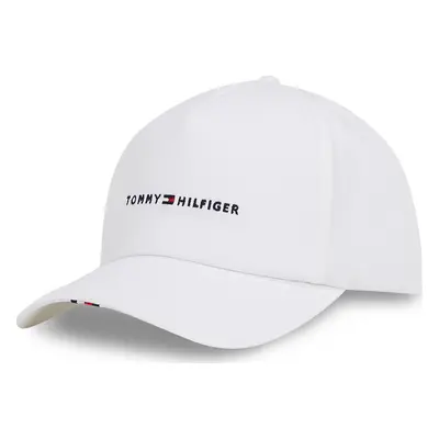 Kšiltovka Tommy Hilfiger Th Foundation Soft 6 Panel Cap AM0AM13162 Bílá