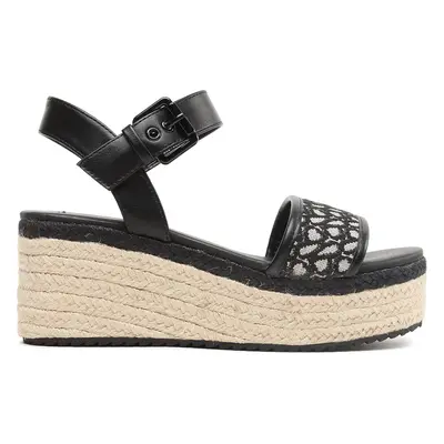 Espadrilky Pepe Jeans Witney Jacquard PLS90594 Černá