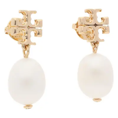 Naušnice Tory Burch Kira Pearl Drop Earring 65156 Bílá