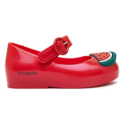 Baleríny Melissa Mini Melissa Sweet Love Picnic Bb 36009 Červená