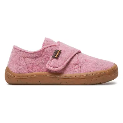 Bačkory Froddo Barefoot Wooly Slippers G1700341-10 M Růžová