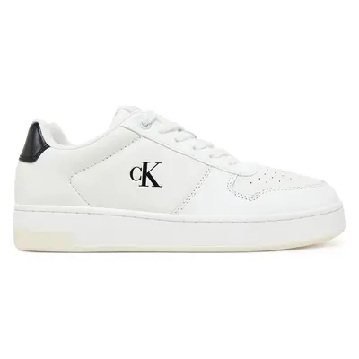 Sneakersy Calvin Klein Jeans Basket Cupsole Low Mg YW0YW01765 Bílá