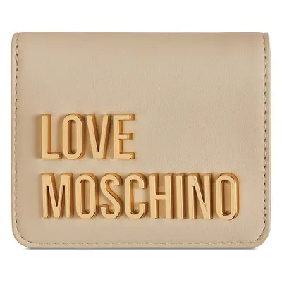 Malá dámská peněženka LOVE MOSCHINO JC5612PP1LKD0110 Écru