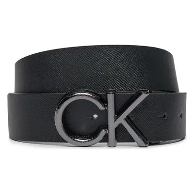 Pánský pásek Calvin Klein Adj Ck Metal Saffiano 35Mm K50K511567 Černá