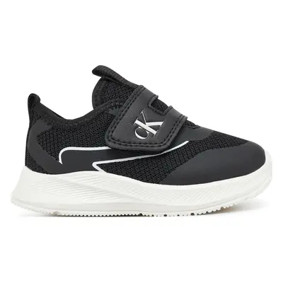 Sneakersy Calvin Klein Jeans Low Cut Velcro V1X9-83001-1697 M Černá