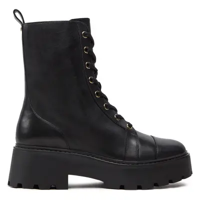 Polokozačky MICHAEL Michael Kors Combat Boot 40T4BKFE6L Černá