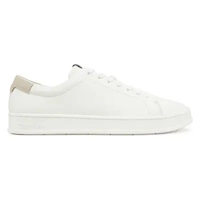 Sneakersy Calvin Klein Low Top Lace Up Nu HM0HM01758 Bílá