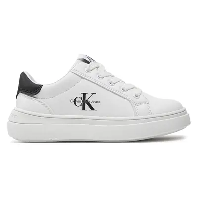 Sneakersy Calvin Klein Jeans V3X9-80876-1355 M Bílá