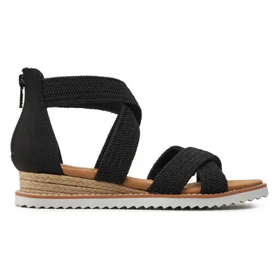 Sandály Skechers Bobs Desert Kiss - Desert Nights 113540/BLK Černá