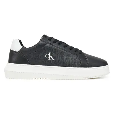 Sneakersy Calvin Klein Jeans Chunky Cupsole Lth Mg Tc YM0YM01198 Černá