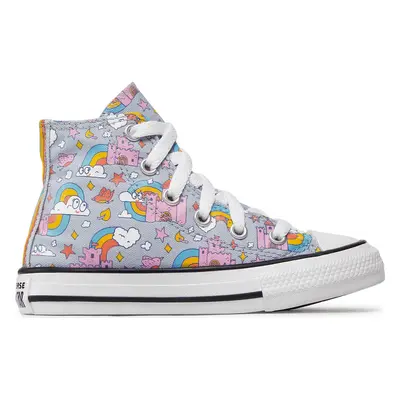 Plátěnky Converse Chuck Taylor All Star Rainbow Castles 372943C Modrá