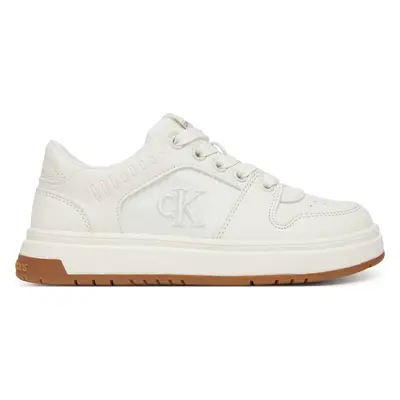 Sneakersy Calvin Klein Jeans Low Cut Lace-Up Sneaker V3X9-82093-1697 M Bílá