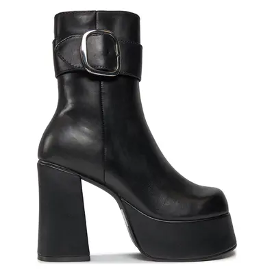 Polokozačky Steve Madden Siren Bootie SM11002628 SM11002628-017 Černá