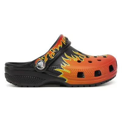 Nazouváky Crocs Classic Flames Clog K 210993 Oranžová