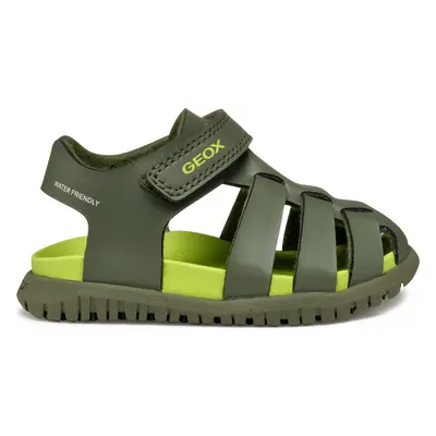 Sandály Geox B Sandal Fusbetto B556AA 000BC C3016 Zelená