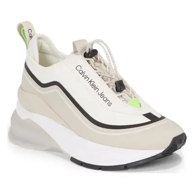 Sneakersy Calvin Klein Jeans Wedge Runner Slip On Wn YW0YW01208 Béžová