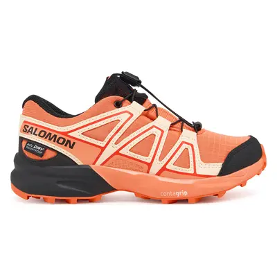 Trekingová obuv Salomon Speedcross Waterproof L47733600 Oranžová