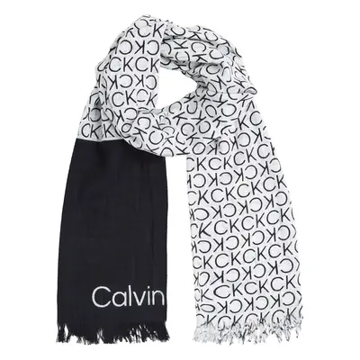 Šál Calvin Klein Monogram K60K612979 Černá