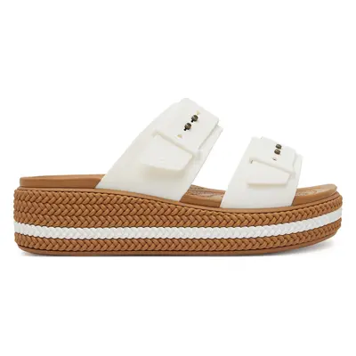 Nazouváky Crocs Brooklyn Woven Buckle 209978 Bílá