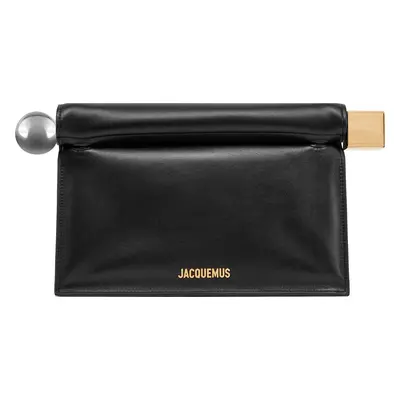 Kabelka JACQUEMUS La Pochette Rond Carre 24E233BA356-3171 Černá