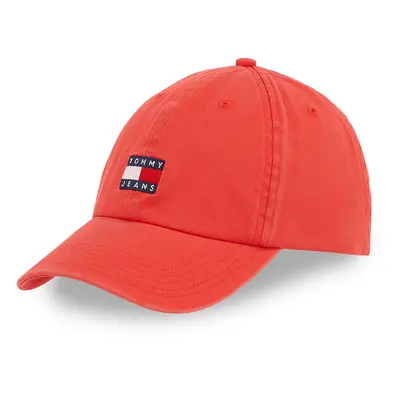 Kšiltovka Tommy Jeans Tjm Heritage Cap AM0AM12020 Červená