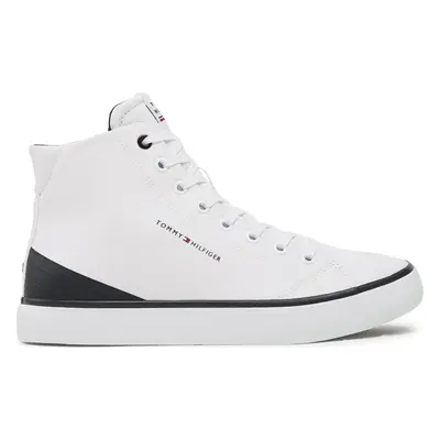 Sneakersy Tommy Hilfiger Hi Vulc Core Canvas FM0FM04729 Bílá