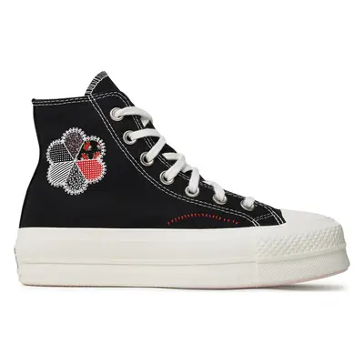 Plátěnky Converse Chuck Taylor All Star Lift Hi A05194C Černá