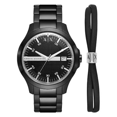 Hodinky Armani Exchange Hampton AX7134SET Černá