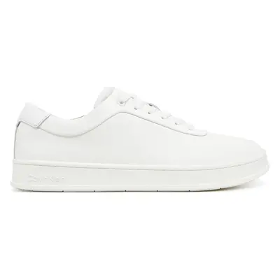 Sneakersy Calvin Klein Low Top Lace Up Oxford Rubb Lth HM0HM01708 Bílá