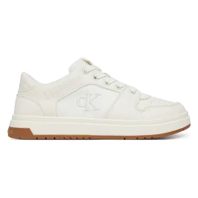 Sneakersy Calvin Klein Jeans Low Cut Lace-Up Sneaker V3X9-82093-1697 Bílá