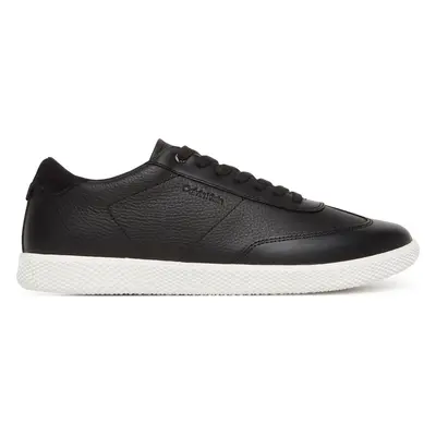 Sneakersy Calvin Klein Low Top Lace Up Tmbl Lth HM0HM01803 Černá