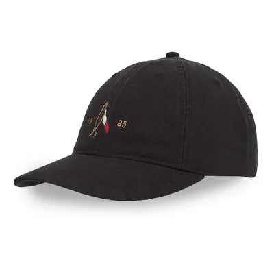 Kšiltovka Tommy Hilfiger Seasonal Flag Wash 6 Panel Cap AM0AM13348 Černá