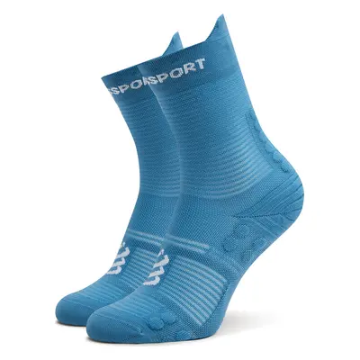 Klasické ponožky Unisex Compressport Pro Racing V4.0 Run High XU00046B Modrá