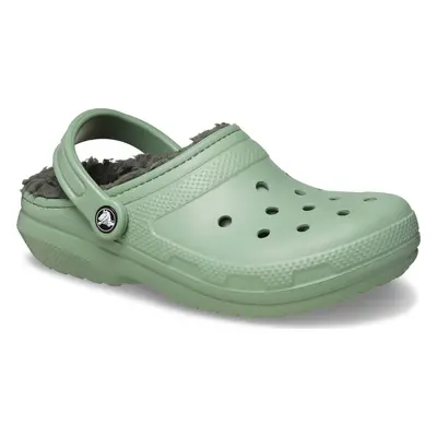 Nazouváky Crocs Classic Lined Clog 203591 Zelená